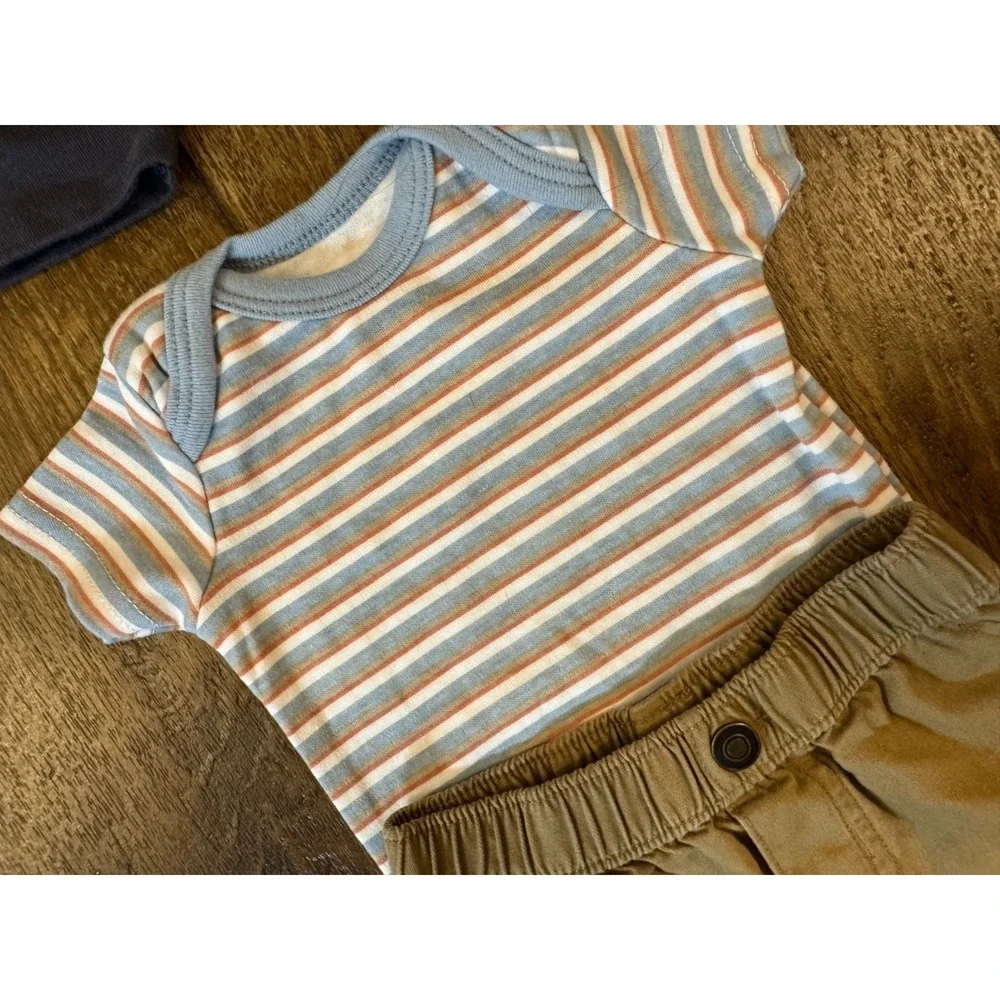Garanimals Carters‎ Baby Boy Bodysuits Shorts Lot 0/3 Months Summer Lion Safari